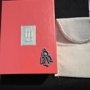 Retired James Avery RARE Sterling Silver Open Angel Charm necklace pendant 👼 925